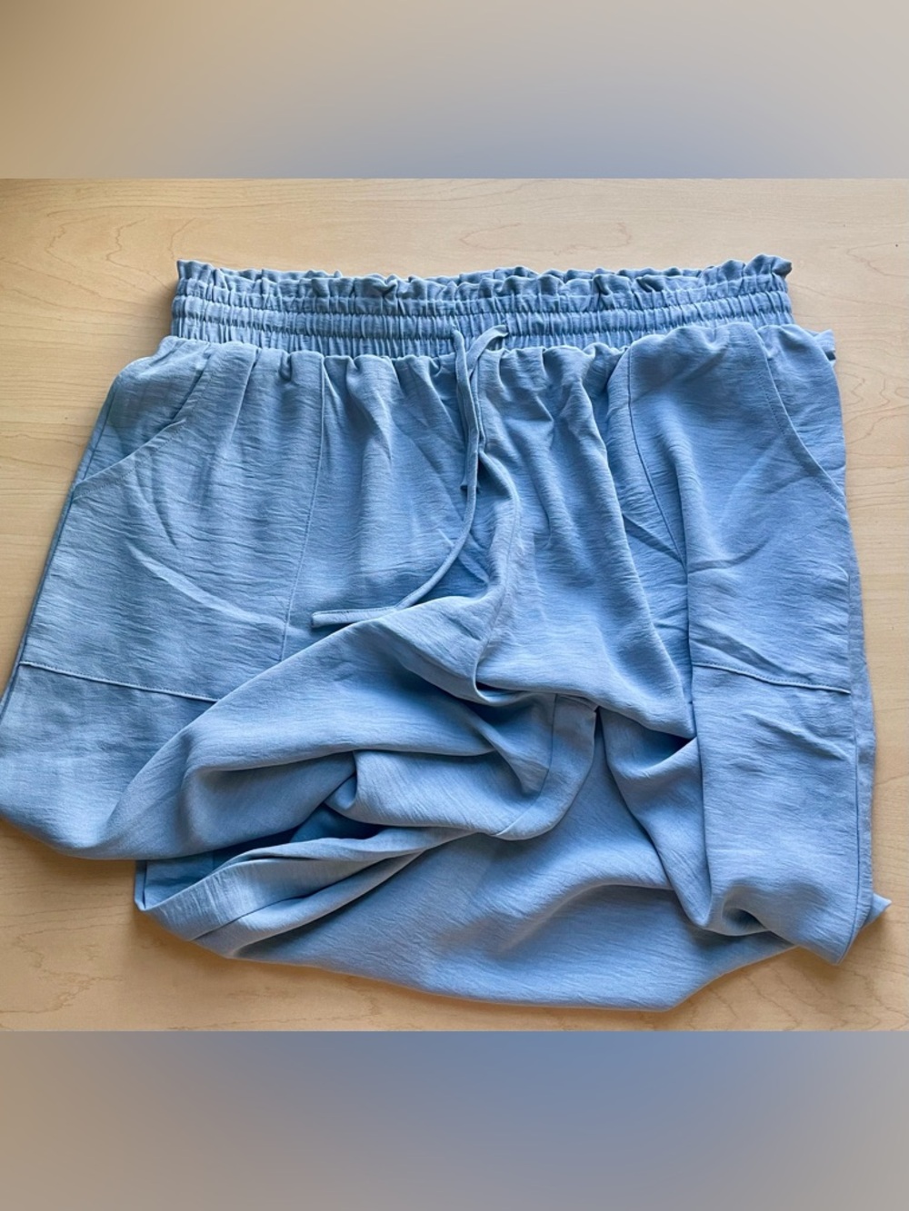 Light blue wide leg pants - Picture 4 of 6